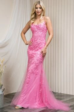 Fitted Embroidered Sleeveless Gown By Amelia Couture 799 -Dresses Shop 0003800 799