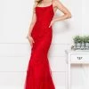 Fitted Embroidered Sleeveless Gown By Amelia Couture 799