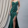 Beaded Long Glitter Lycra Dress By Amelia Couture 397