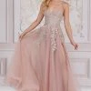Applique Sleeveless Slit Gown By Amelia Couture TM1006 -Dresses Shop 0004970 tm1006