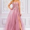 3D Floral Strapless Corset Gown By Amelia Couture TM1015 -Dresses Shop 0005075 tm1015