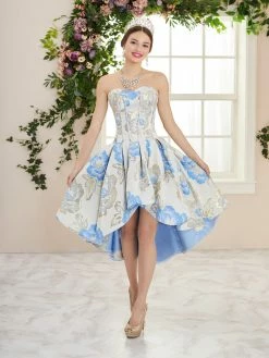 Dresses Shop -Dresses Shop 2 piece floral print quinceanera dress by house of wu 26967 quinceanera dresses house of wu 0 bluegold 794682