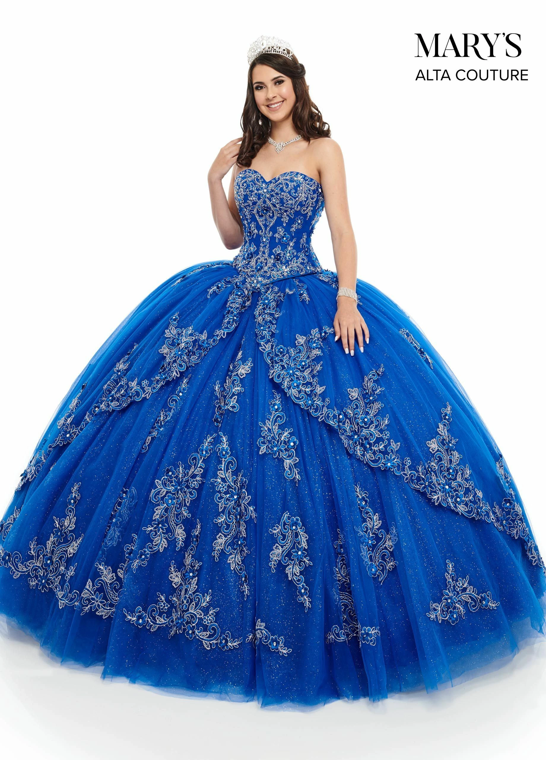 2 Piece Strapless Quinceanera Dress By Alta Couture MQ3042 7 2 Piece Strapless Quinceanera Dress By Alta Couture MQ3042 - Image 5