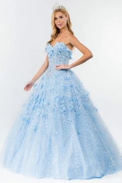 3D Floral Cape Ball Gown By Elizabeth K GL1939 -Dresses Shop 3d floral cape ball gown by elizabeth k gl1939 quinceanera dresses elizabeth k 447852
