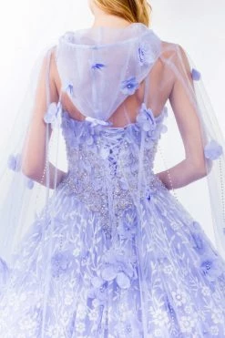 3D Floral Cape Ball Gown By Elizabeth K GL1939 -Dresses Shop 3d floral cape ball gown by elizabeth k gl1939 quinceanera dresses elizabeth k 827988