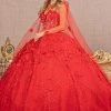 3D Floral Cape Ball Gown By Elizabeth K GL1939 1 3D Floral Cape Ball Gown By Elizabeth K GL1939 -Dresses Shop 3d floral cape ball gown by elizabeth k gl1939 quinceanera dresses elizabeth k xs red 852026