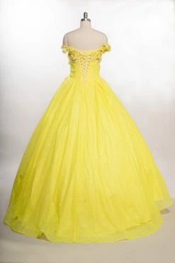 3D Floral Off Shoulder Ball Gown By Coya L2501 -Dresses Shop 3d floral off shoulder ball gown by coya l2501 quinceanera dresses coya collection 481048