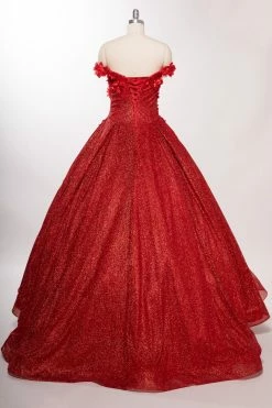 3D Floral Off Shoulder Ball Gown By Coya L2501 -Dresses Shop 3d floral off shoulder ball gown by coya l2501 quinceanera dresses coya collection 899551