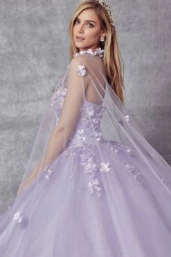 3D Floral Strapless Cape Ball Gown By Juliet 1435 16 3D Floral Strapless Cape Ball Gown By Juliet 1435 -Dresses Shop 3d floral strapless cape ball gown by juliet 1435 quinceanera dresses juliet 561999