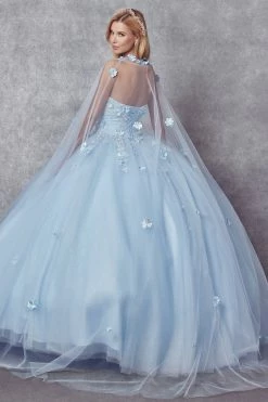 3D Floral Strapless Cape Ball Gown By Juliet 1435 19 3D Floral Strapless Cape Ball Gown By Juliet 1435 -Dresses Shop 3d floral strapless cape ball gown by juliet 1435 quinceanera dresses juliet 699741