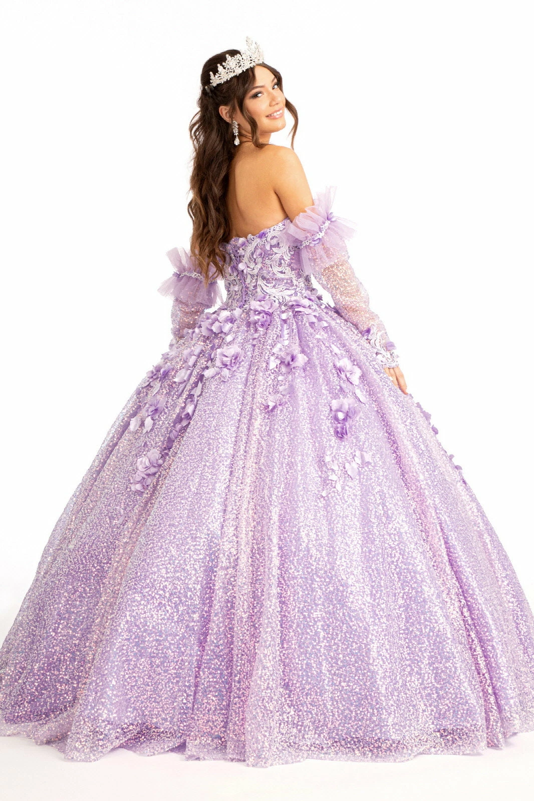 3D Floral Sweetheart Ball Gown By Elizabeth K GL1986 8 3D Floral Sweetheart Ball Gown By Elizabeth K GL1986 - Image 6