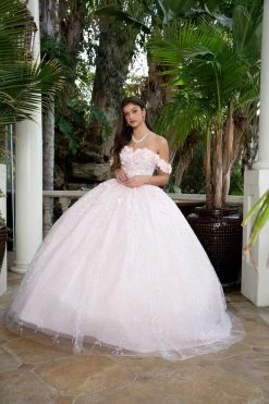 3D Floral Sweetheart Cloak Ball Gown By Petite Adele PQ1004 -Dresses Shop 3d floral sweetheart cloak ball gown by petite adele pq1004 quinceanera dresses bella princess couture by petite adele 470717