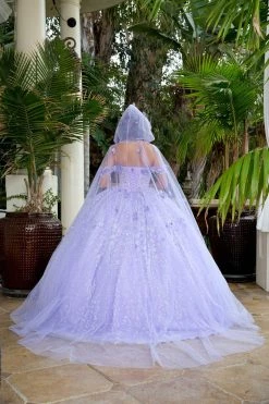 3D Floral Sweetheart Cloak Ball Gown By Petite Adele PQ1004 -Dresses Shop 3d floral sweetheart cloak ball gown by petite adele pq1004 quinceanera dresses bella princess couture by petite adele 508723