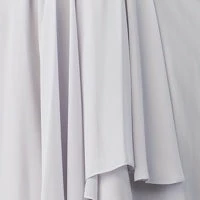 Sequin Lace Short Cape Dress With Flutter Sleeves By Celavie 6352-S 9 Sequin Lace Short Cape Dress With Flutter Sleeves By Celavie 6352-S - Image 7