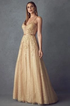 Applique Long A-line Glitter Dress By Juliet 228 -Dresses Shop applique long a line glitter dress by juliet 228 long formal dresses juliet 142387