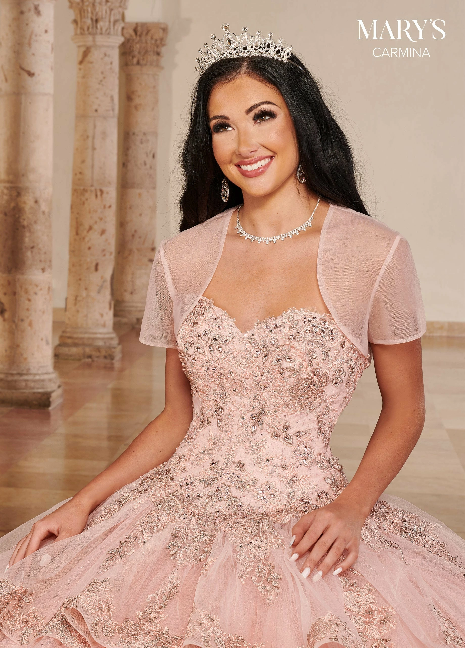 Applique Quinceanera Dress By Mary's Bridal MQ1098 11 Applique Quinceanera Dress By Mary's Bridal MQ1098 - Image 9