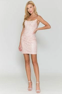 Applique Short Sleeveless Dress By Amelia Couture 7010S 27 Applique Short Sleeveless Dress By Amelia Couture 7010S -Dresses Shop applique short sleeveless dress by amelia couture 7010s short cocktail dresses amelia couture 0 blush 200975