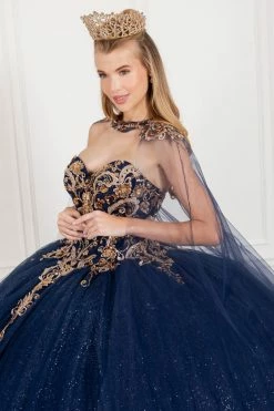Applique Strapless Cape Ball Gown By Cinderella Couture 8063J 15 Applique Strapless Cape Ball Gown By Cinderella Couture 8063J -Dresses Shop applique strapless cape ball gown by cinderella couture 8063j quinceanera dresses cinderella couture 694823