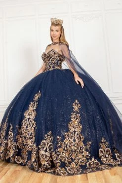 Applique Strapless Cape Ball Gown By Cinderella Couture 8063J 21 Applique Strapless Cape Ball Gown By Cinderella Couture 8063J -Dresses Shop applique strapless cape ball gown by cinderella couture 8063j quinceanera dresses cinderella couture 998372