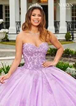 Applique Strapless Quinceanera Dress By Mary's Bridal MQ2156 -Dresses Shop applique strapless quinceanera dress by marys bridal mq2156 quinceanera dresses marys bridal 128236