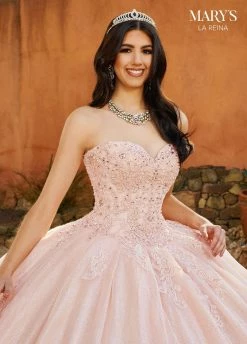 Applique Strapless Quinceanera Dress By Mary's Bridal MQ2156 -Dresses Shop applique strapless quinceanera dress by marys bridal mq2156 quinceanera dresses marys bridal 220975