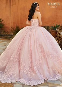 Applique Strapless Quinceanera Dress By Mary's Bridal MQ2156 -Dresses Shop applique strapless quinceanera dress by marys bridal mq2156 quinceanera dresses marys bridal 917643