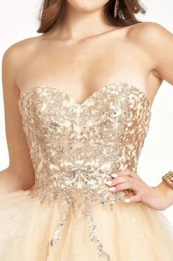 Beaded Bodice Short Strapless Dress By Elizabeth K GS1980 -Dresses Shop beaded bodice short strapless dress by elizabeth k gs1980 short cocktail dresses elizabeth k 800720