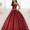 Beaded Off Shoulder Quinceanera Dress By Fiesta Gowns 56350