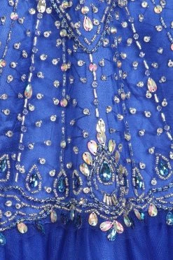 Beaded Short Halter Dress With Ruffled Skirt By Cinderella Couture 5022 -Dresses Shop beaded short halter dress with ruffled skirt by cinderella couture 5022 short cocktail dresses cinderella couture 768359