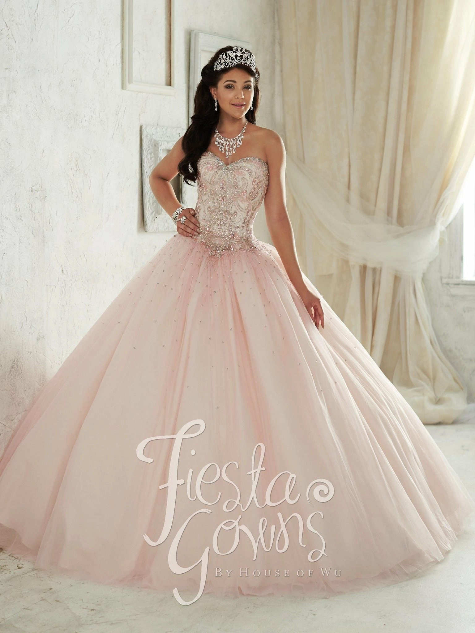 Beaded Strapless Dress By House Of Wu Fiesta Gowns 56287 3 Beaded Strapless Dress By House Of Wu Fiesta Gowns 56287