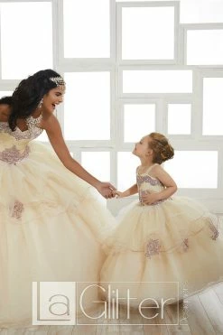 Strapless Glitter Dress By House Of Wu LA Glitter 24027 -Dresses Shop beaded strapless glitter dress by house of wu la glitter 24027 quinceanera dresses la glitter by house of wu 395523