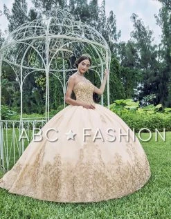 Beaded Strapless Quinceanera Dress By Fiesta Gowns 56386 (Size 18 - 26) -Dresses Shop beaded strapless quinceanera dress by fiesta gowns 56386 size 18 26 quinceanera dresses house of wu fiesta gowns 655566