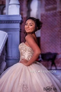 Beaded Strapless Quinceanera Dress By Fiesta Gowns 56386 (Size 28 - 30) -Dresses Shop beaded strapless quinceanera dress by fiesta gowns 56386 size 28 30 quinceanera dresses house of wu fiesta gowns 378671