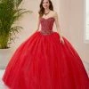 Beaded Strapless Quinceanera Dress By Fiesta Gowns 56403 (Size 28 - 30) -Dresses Shop beaded strapless quinceanera dress by fiesta gowns 56403 size 28 30 quinceanera dresses house of wu fiesta gowns 28 red 173473