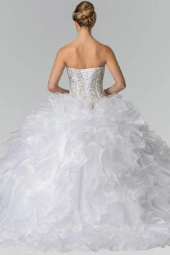 Beaded Strapless Ruffled Ballgown By Elizabeth K GL2209 -Dresses Shop beaded strapless ruffled ballgown by elizabeth k gl2209 quinceanera dresses elizabeth k 378164