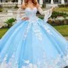 Bell Sleeves Quinceanera Dress By Alta Couture MQ3095 -Dresses Shop bell sleeves quinceanera dress by alta couture mq3095 quinceanera dresses marys bridal 0 powder blue 104929
