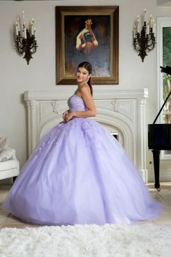 Applique Strapless Cape Ball Gown By Petite Adele PQ1010 -Dresses Shop bellaprincess 2730 1000x1500 1