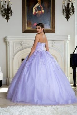 Applique Strapless Cape Ball Gown By Petite Adele PQ1010 -Dresses Shop bellaprincess 2735 1000x1500 1