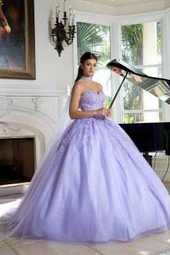 Applique Strapless Cape Ball Gown By Petite Adele PQ1010 -Dresses Shop bellaprincess 2758 1000x1500 1