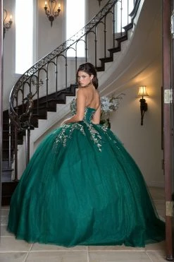 Applique Strapless Cape Ball Gown By Petite Adele PQ1010 -Dresses Shop bellaprincess 3179 1000x1500 1