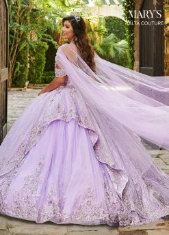 Cape Quinceanera Dress By Alta Couture MQ3061 -Dresses Shop cape quinceanera dress by alta couture mq3061 quinceanera dresses marys bridal 262805
