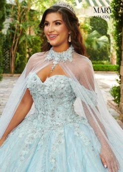 Cape Quinceanera Dress By Alta Couture MQ3061 -Dresses Shop cape quinceanera dress by alta couture mq3061 quinceanera dresses marys bridal 553297