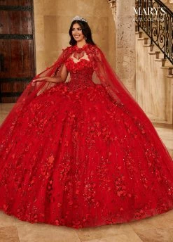 Cape Quinceanera Dress By Alta Couture MQ3075 -Dresses Shop cape quinceanera dress by alta couture mq3075 quinceanera dresses marys bridal 595104
