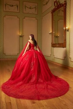 Cape Sleeve Quinceanera Dress By Ragazza D93-593 -Dresses Shop cape sleeve quinceanera dress by ragazza d93 593 quinceanera dresses ragazza fashion 335890