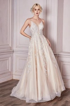 Champagne Bridal Gown By Cinderella Divine CM320