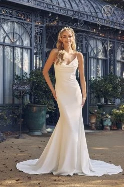 Cowl Mermaid Wedding Dress By Nox Anabel JE954