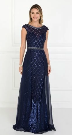 Embellished Long Pink Cap Sleeve Dress By Elizabeth K GL1577 -Dresses Shop embellished long pink cap sleeve dress by elizabeth k gl1577 long formal dresses elizabeth k xs navy 515029