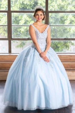 Embellished Sleeveless Quinceanera Dress By Calla KY79781X -Dresses Shop embellished sleeveless quinceanera dress by calla ky79781x quinceanera dresses calla collection 2 bahama blue 665461