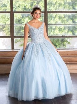 Embellished Sleeveless Quinceanera Dress By Calla KY79781X