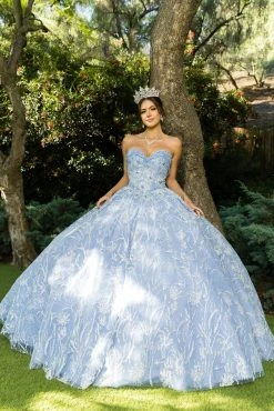Embellished Strapless Ball Gown By Cinderella Couture 8071J -Dresses Shop embellished strapless ball gown by cinderella couture 8071j quinceanera dresses cinderella couture 193939